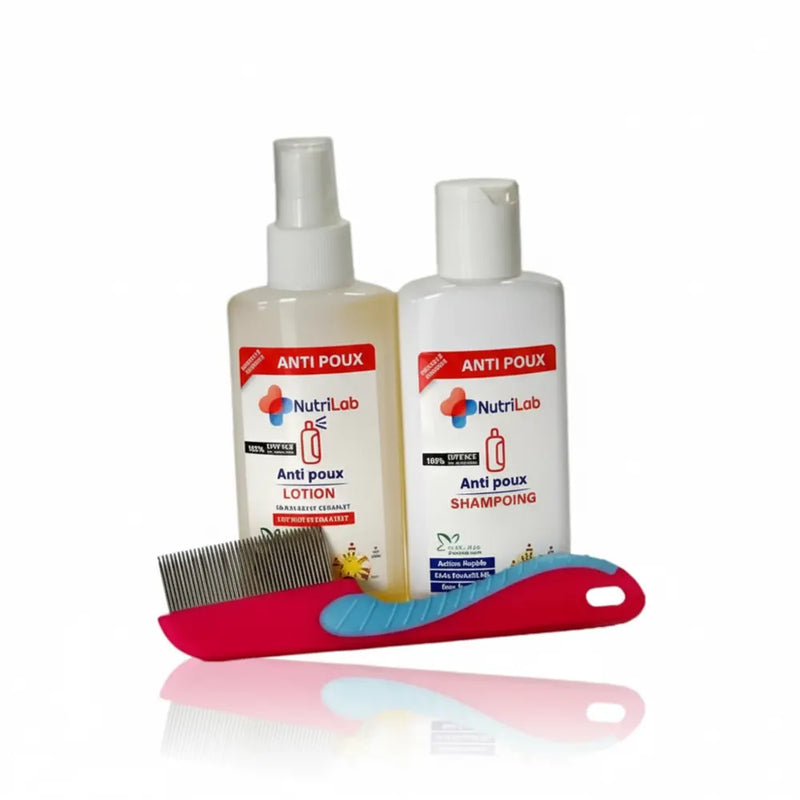 Nutrilab – Anti-Lice Shampoo and Lotion Pack + Comb