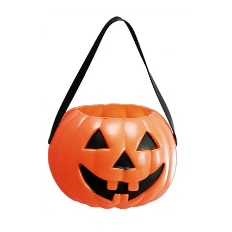 Seau Citrouille Halloween 14cm