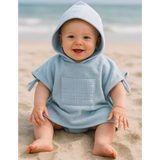 Babymat Poncho de Plage - Bleu