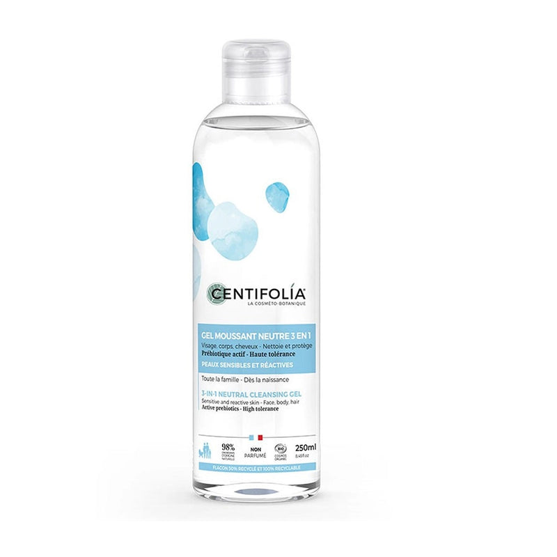 Centifolia Gel Moussant Neutre 3 en 1 Prébiotique - 250ml