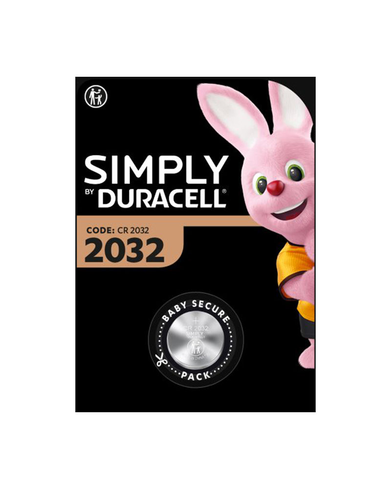 Duracell Simply CR2032 Battery - 1 Unit