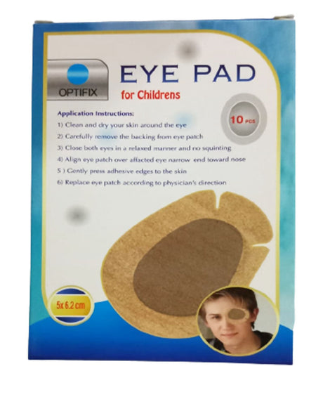 Optifix Junior Eye Pad 10 Pièces - 5x6.2cm