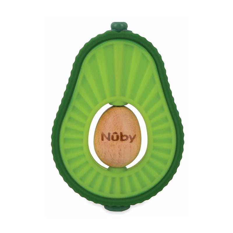 Nûby Anneau de Dentition en Silicone 6M+ - Avocat