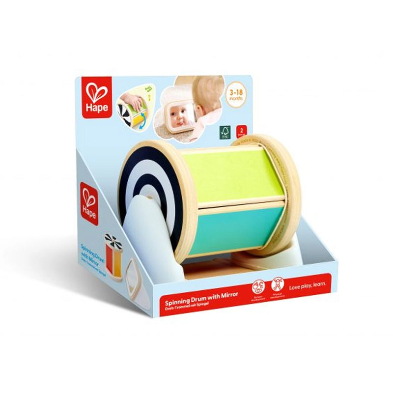 Hape Rotating Drum with Mirror 3-18M