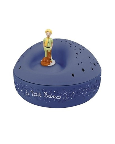 Trousselier Veilleuse Projecteur d'Etoiles Musical Le Petit Prince - Bleu