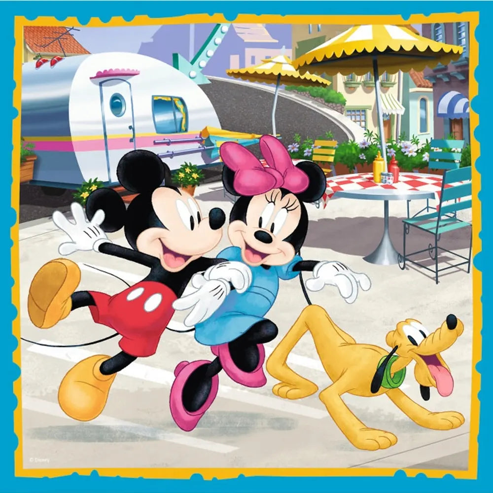 Trefl Puzzle 3in1 Mickey Mouse with Friends - 3A+