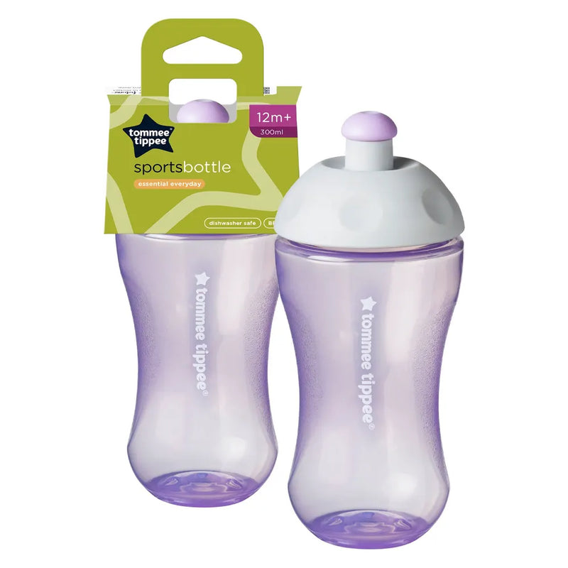 Tommee Tippee Sports Bottle 300ml 12M+ - Purple
