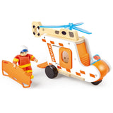 Hape Coffret Hélicoptère de Secours 2-8A