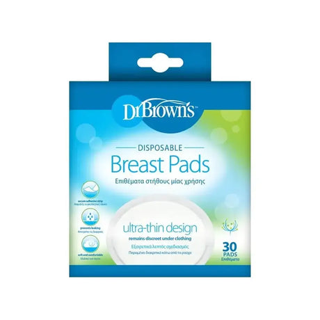 Dr. Brown's Coussinets d’Allaitement Jetables – 30 Pièces
