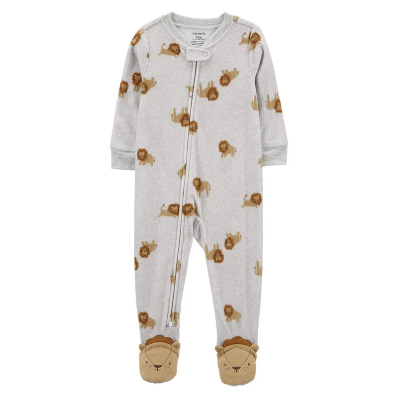 Carter's Fleece Swimsuit - Gray Lion