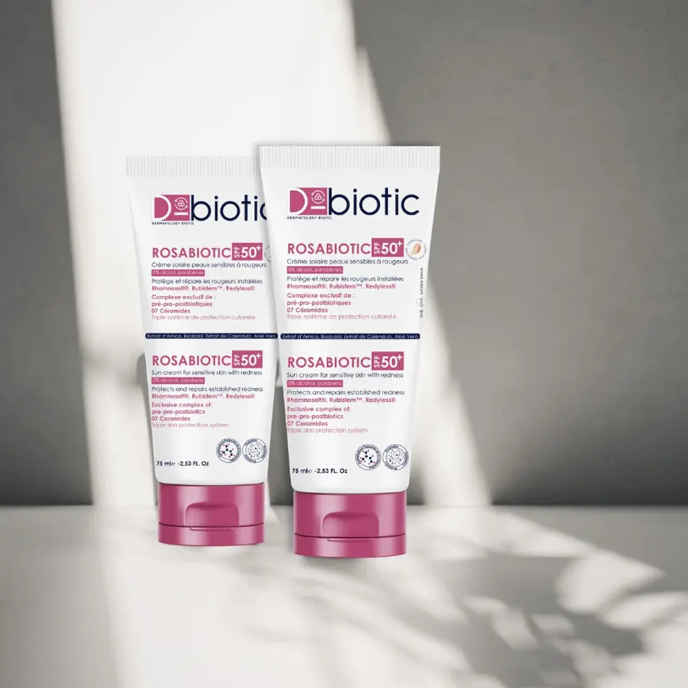 D-Biotic Rosabiotic Crème Solaire SPF50+ Teintée Apaisante - 50ml