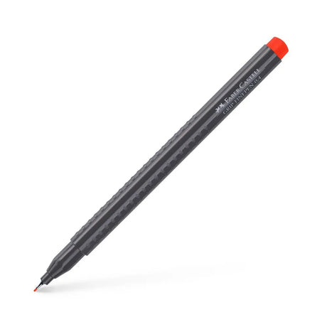 Faber-Castell Stylo Feutre Finepen Grip 0.4 mm - Rouge