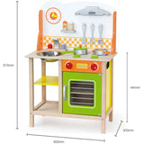 Viga Toys Cuisine avec Ustensiles 3A+ - Orange