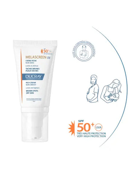 Ducray Melascreen UV Crème Riche SPF 50+ anti-tache