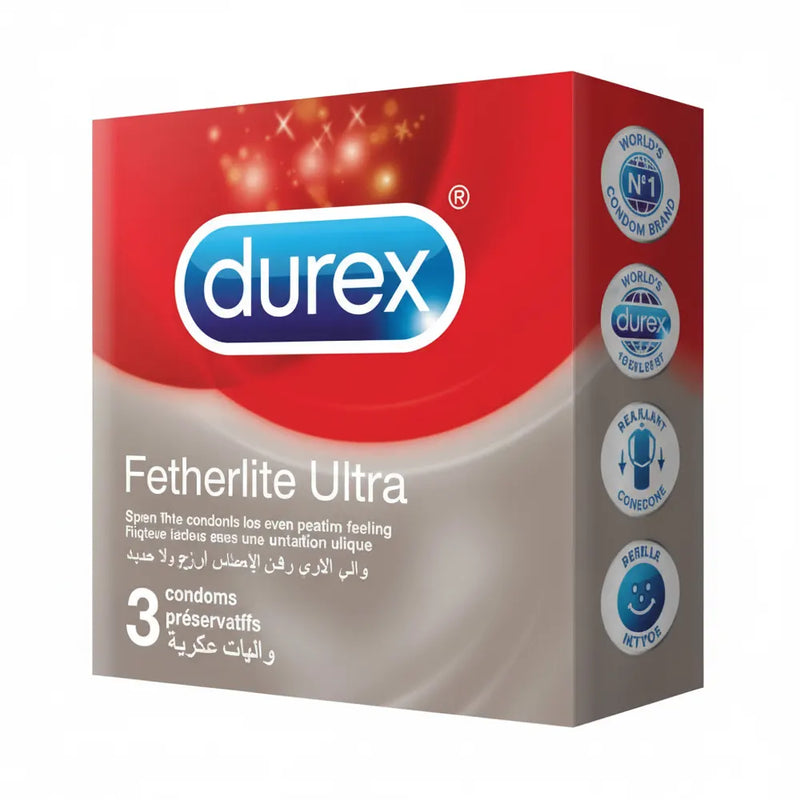 Durex Fetherlite Ultra – 3 Preservativos