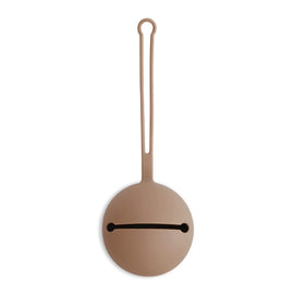 Mushie Étui à Sucette en Silicone - Naturel