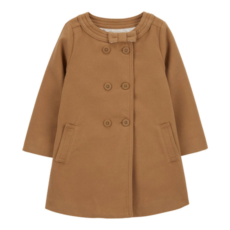 Manteau Boutonné en Feutre Doux OshKosh - Brun