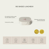 Citron Lunch Box Bio-Based 2 Compartiments – Cerise