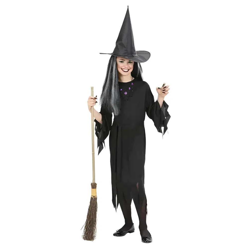 Deguisement Sorciere 5 Ans YYSWSAKY Déguisement Sorcière Fille Avec Lumières LED - Robe Tutu, Chapeau, Baguette Et Lanterne Pour Halloween Deguisement Sorciere 5 Ans YYSWSAKY Déguisement Sorcière Fille Avec Lumières LED - Robe Tutu, Chapeau, Baguette Et Lanterne Pour Halloween