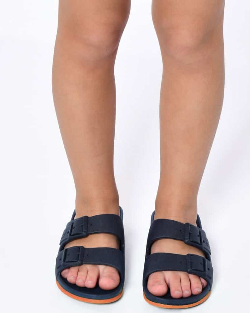 Cacatoès Sandales Brasilia Fluo Teen - Bleu & Orange