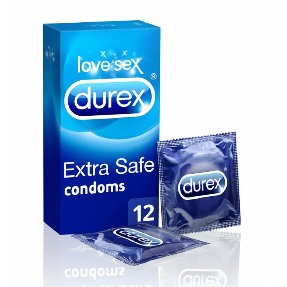 Condones DUREX Extra Seguros 12 unidades