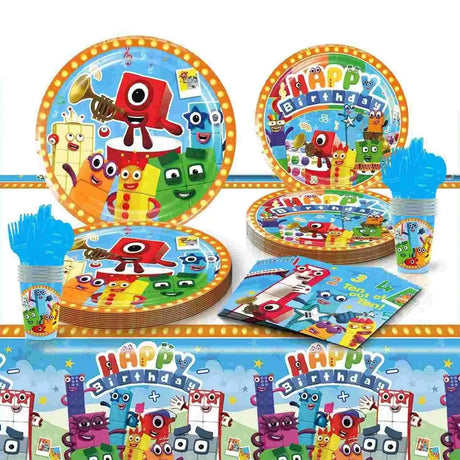 طقم عيد ميلاد 51 قطعة - نمبربلوكس