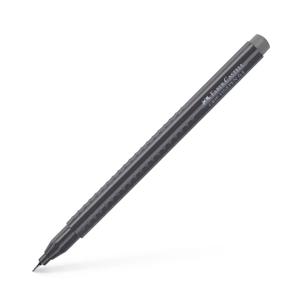 Faber-Castell Stylo Feutre Finepen Grip 0.4 mm - Gris