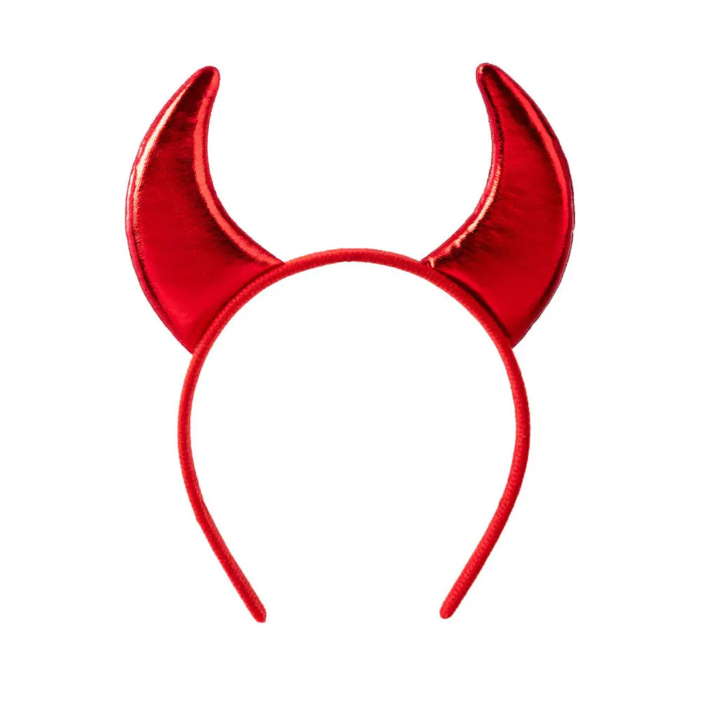 Serre-tête Cornes De Diable LED Boland - Accessoire Halloween, Carnaval, Fête - Avec Piles Incluses