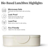 Citron Lunch Box Bio-Based 2 Compartiments – Swan