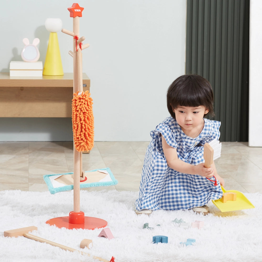 Viga Toys Ensemble d'Outils de Nettoyage 3A+