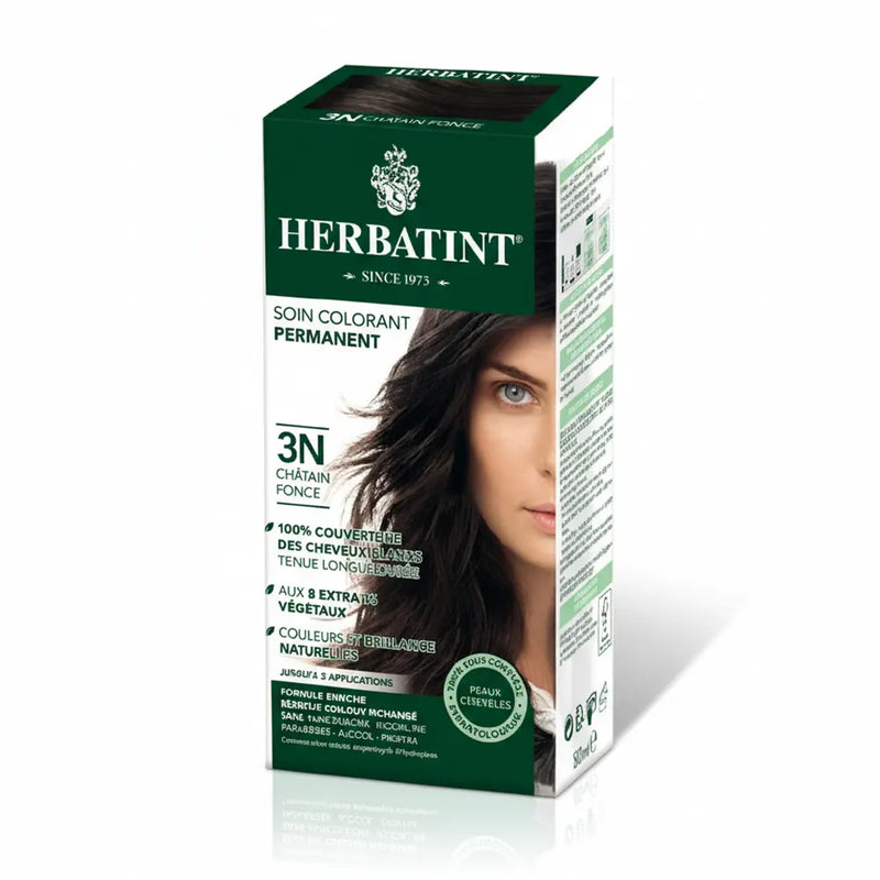 Herbatint Permanent Hair Color Gel 3N Dark Brown