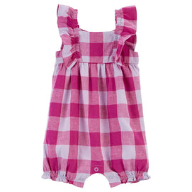 Barboteuse à Carreaux Carter's - Violet