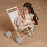 Viga Toys Doll Stroller Grey – 18M+
