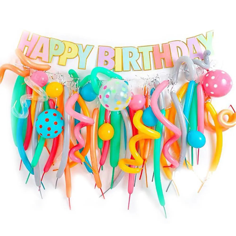 Kit de Globos Happy Birthday de Colores