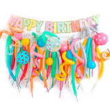 Kit de Globos Happy Birthday de Colores
