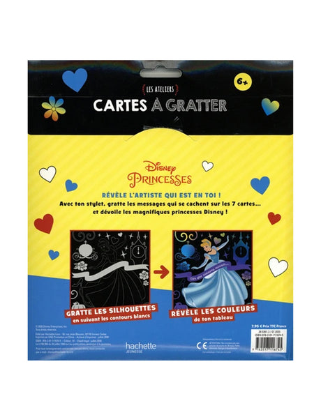 Cartes à gratter Messages mystères Disney Princesses
