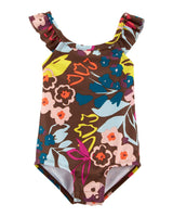 Maillot De Bain 1 Pièce À Fleurs Bébé Carter's - Marron