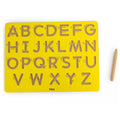Viga Toys Pre-Writing Tracing Board Uppercase - 3Y+