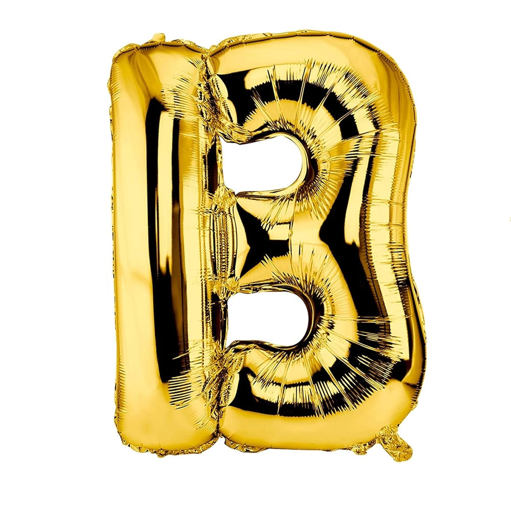 Ballon en Forme de Lettre B - Dorée