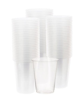 Ensemble de 100 Gobelets en Plastique - Transparent