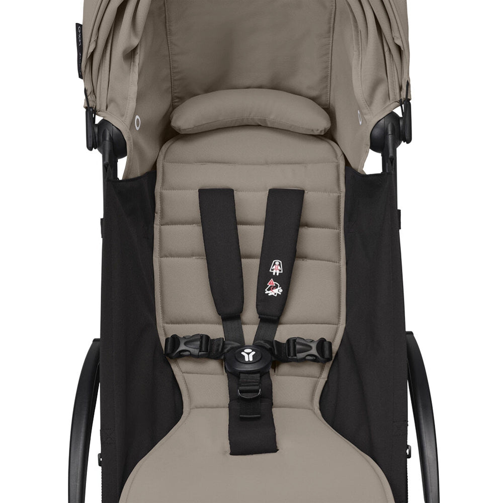 Stokke® YOYO³ Stroller Black Frame 6M+ - Taupe