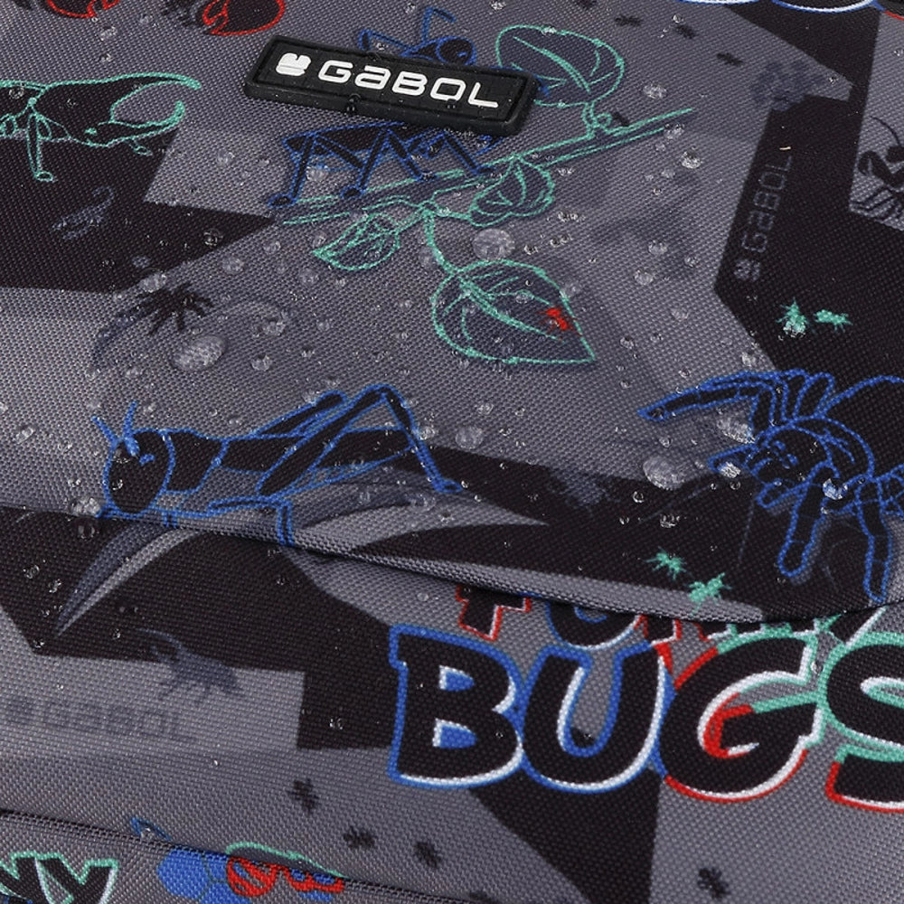 Gabol Sac à Dos BUGS à Trois Compartiments - Noir