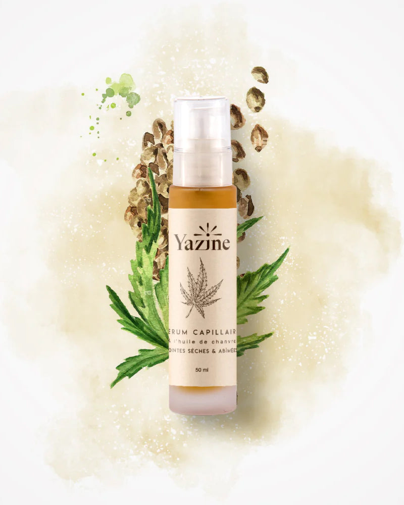 Yazine Sérum Capillaire à l'Huile de Chanvre - 50ml