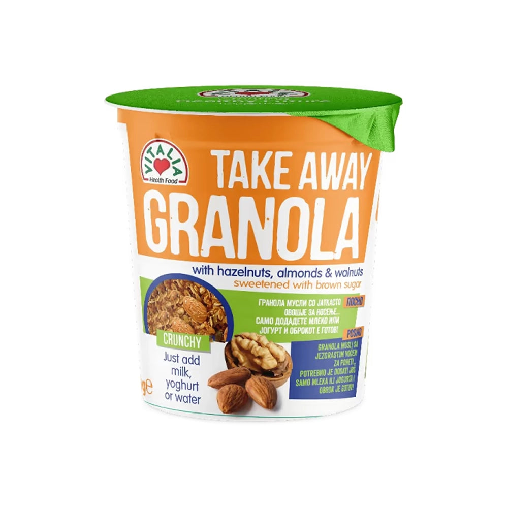 Vitalia Health Food Granola Muesli With Nuts Take Away - 90g