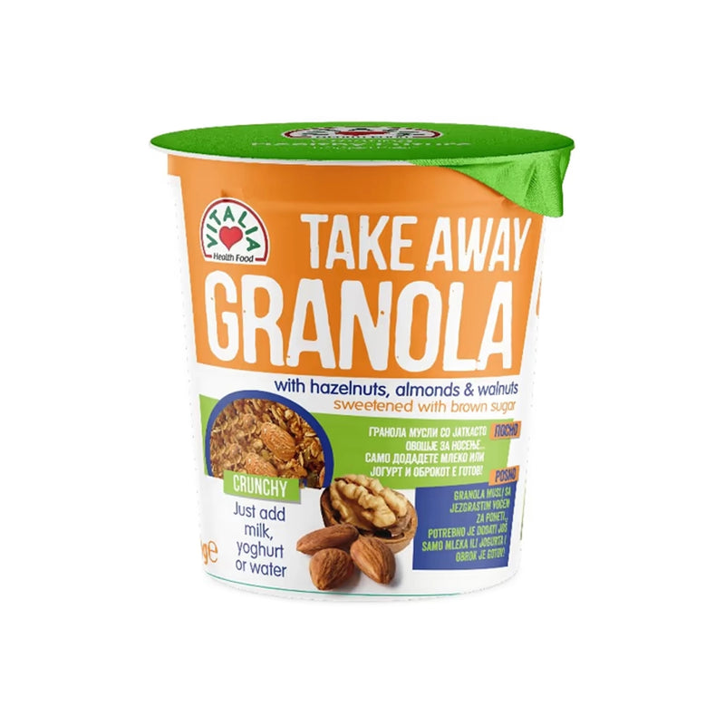 Vitalia Health Food Granola Muesli With Nuts Take Away - 90g