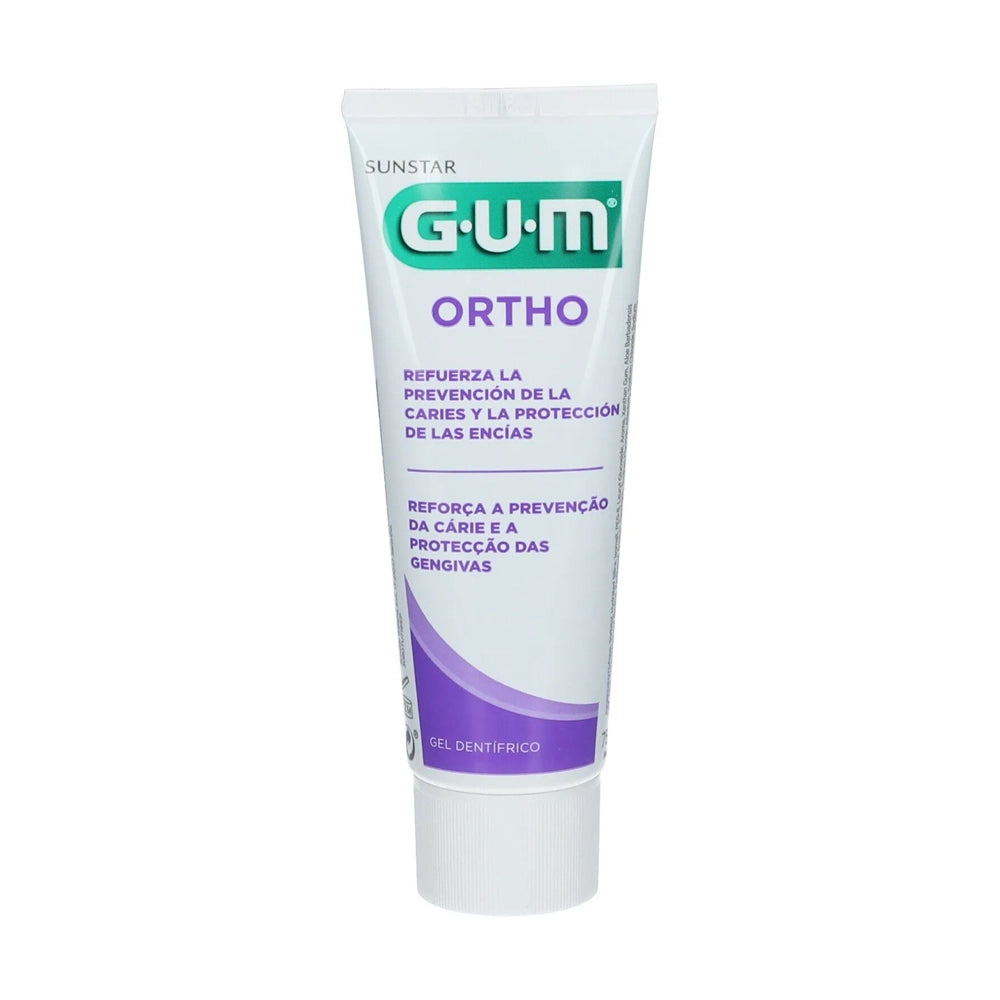 GUM Ortho Gel Dentifrice Spécial Orthodontie - 75ml