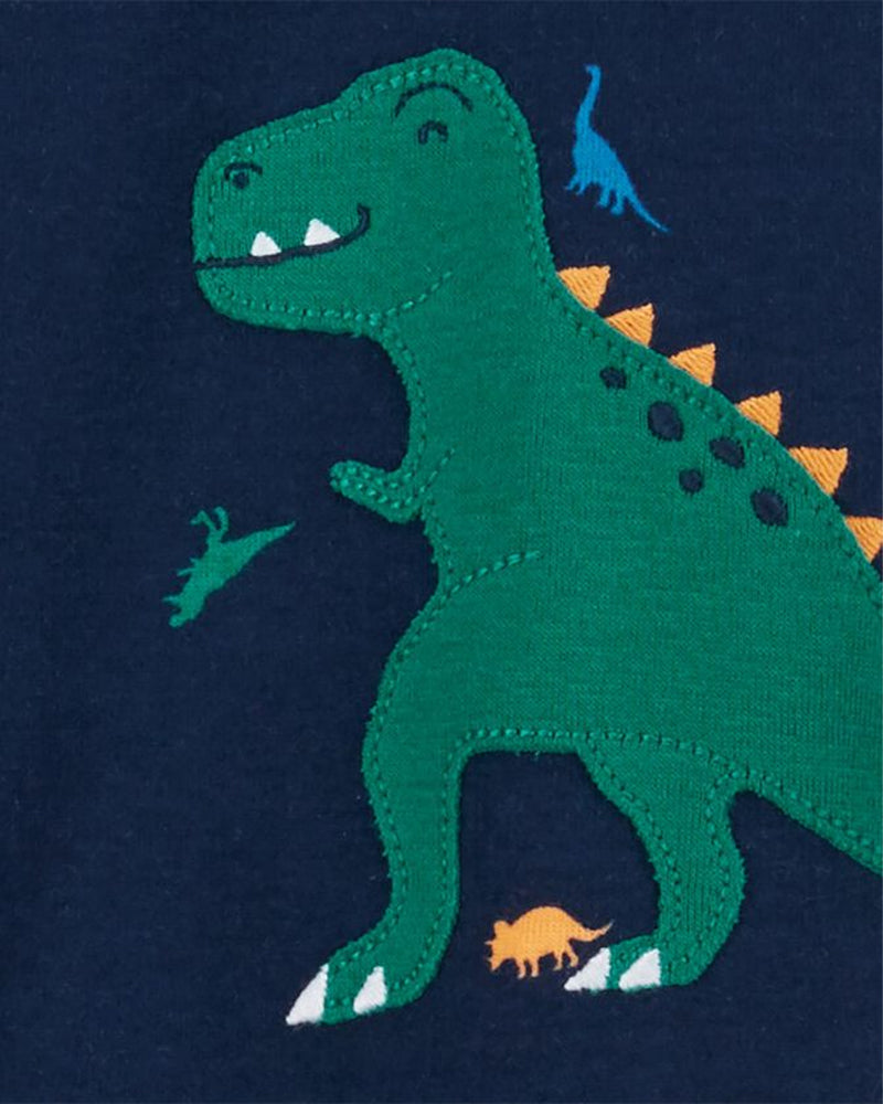 Grenouillère En Coton Dinosaure Bébé Carter's - Bleu