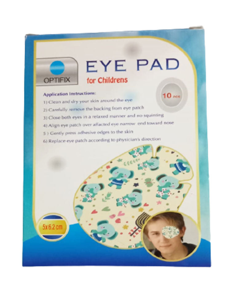 Optifix Junior Eye Pad 10 Pièces 5x6.2cm - Éléphant