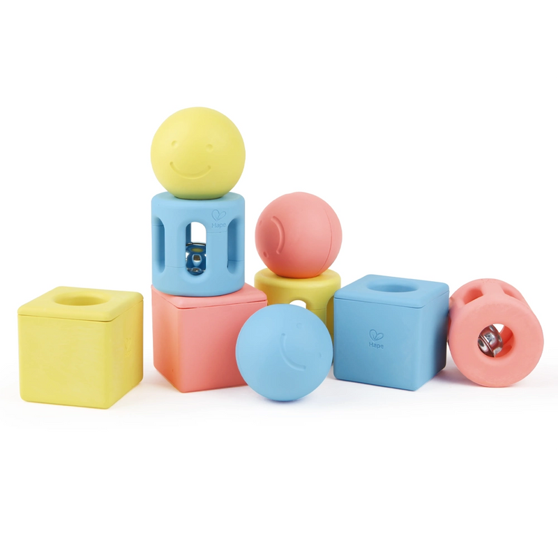Hape Geometric Rattle Trio 0M+