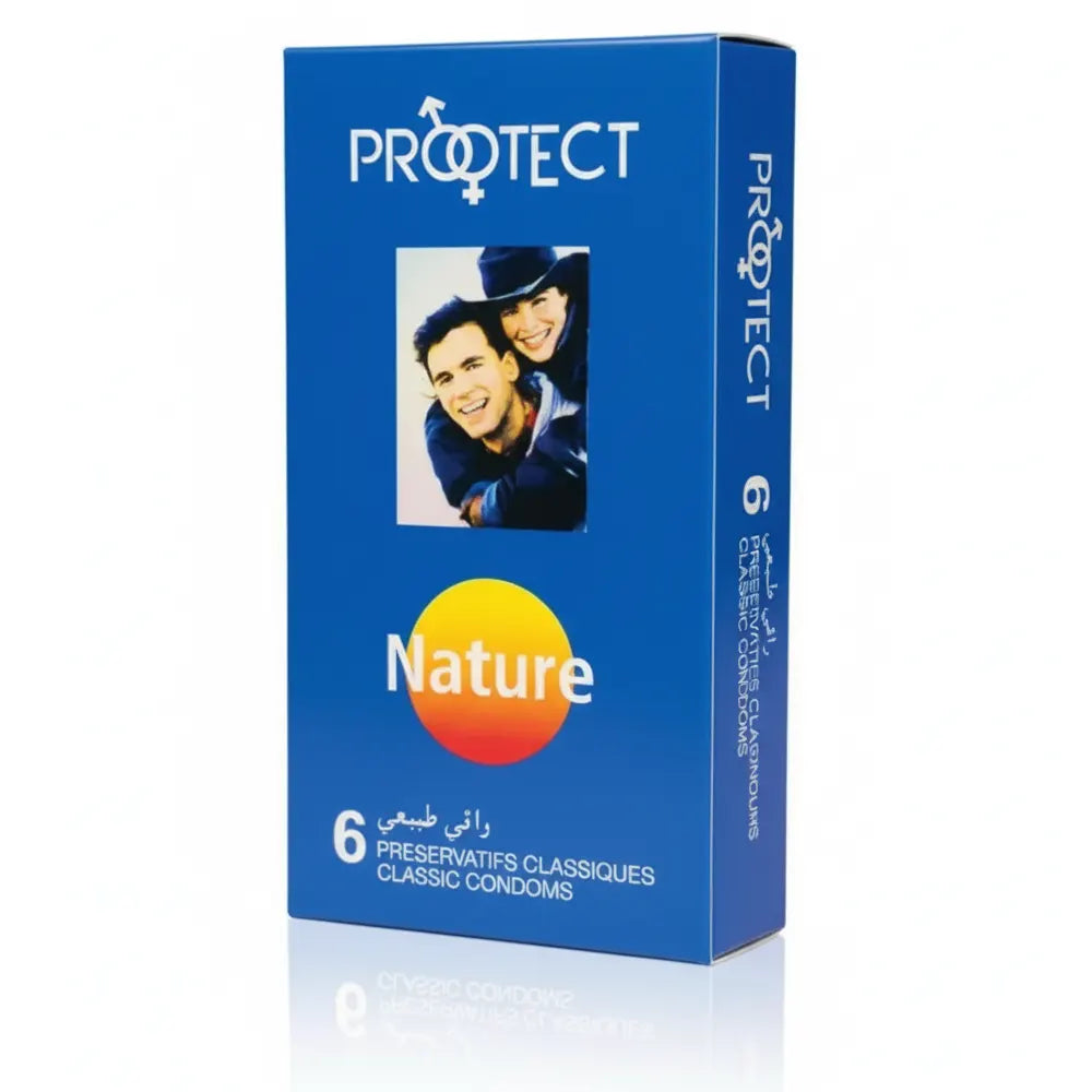PRESERVATIVOS PROTECT NATURE CAJA DE 6 PIEZAS